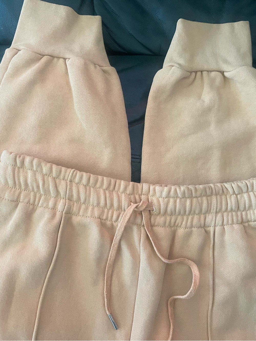 Jonathan Simkhai  Cream Drawstring Sweatpants
